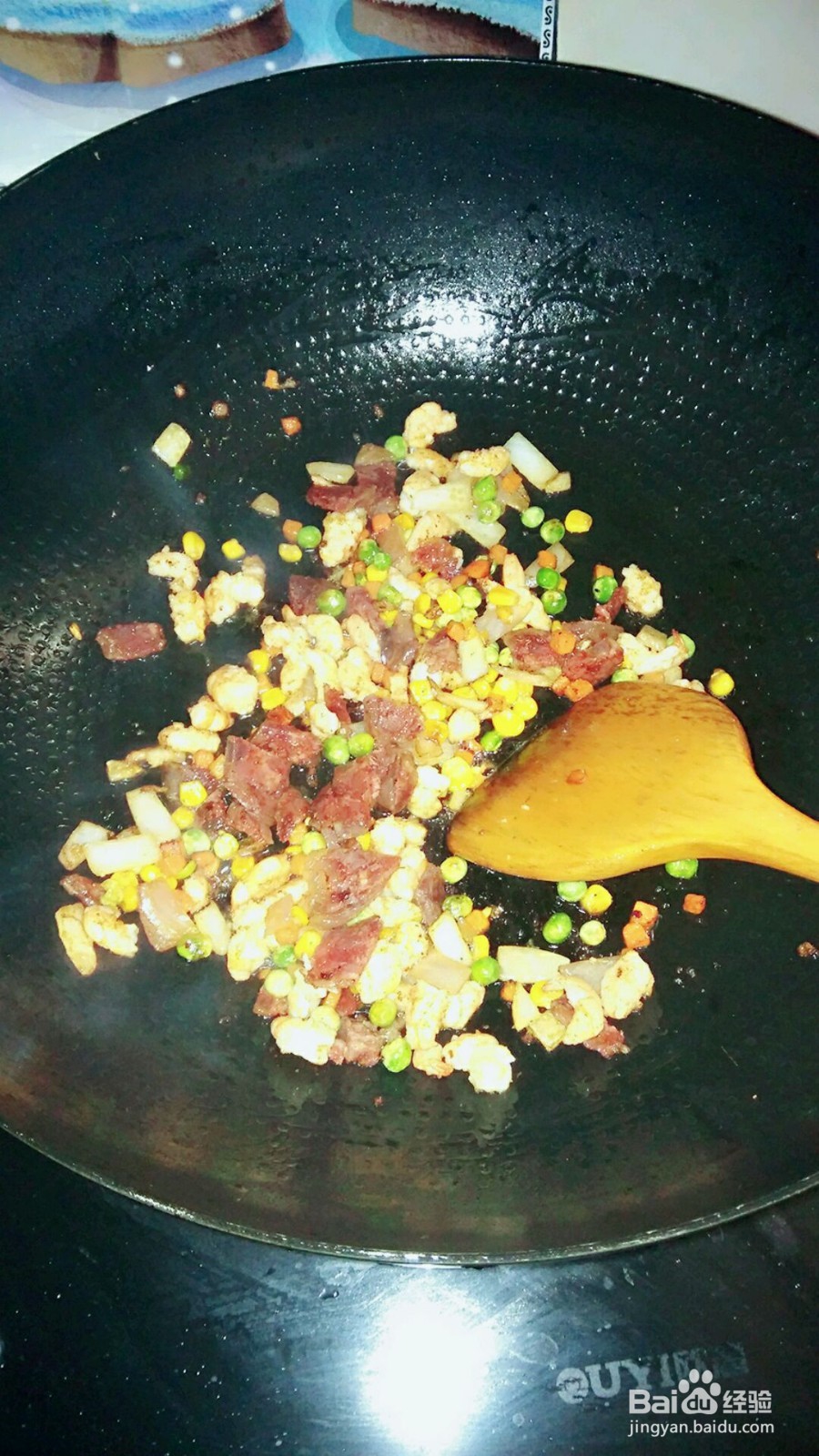 如何做美味的腊肠炒饭