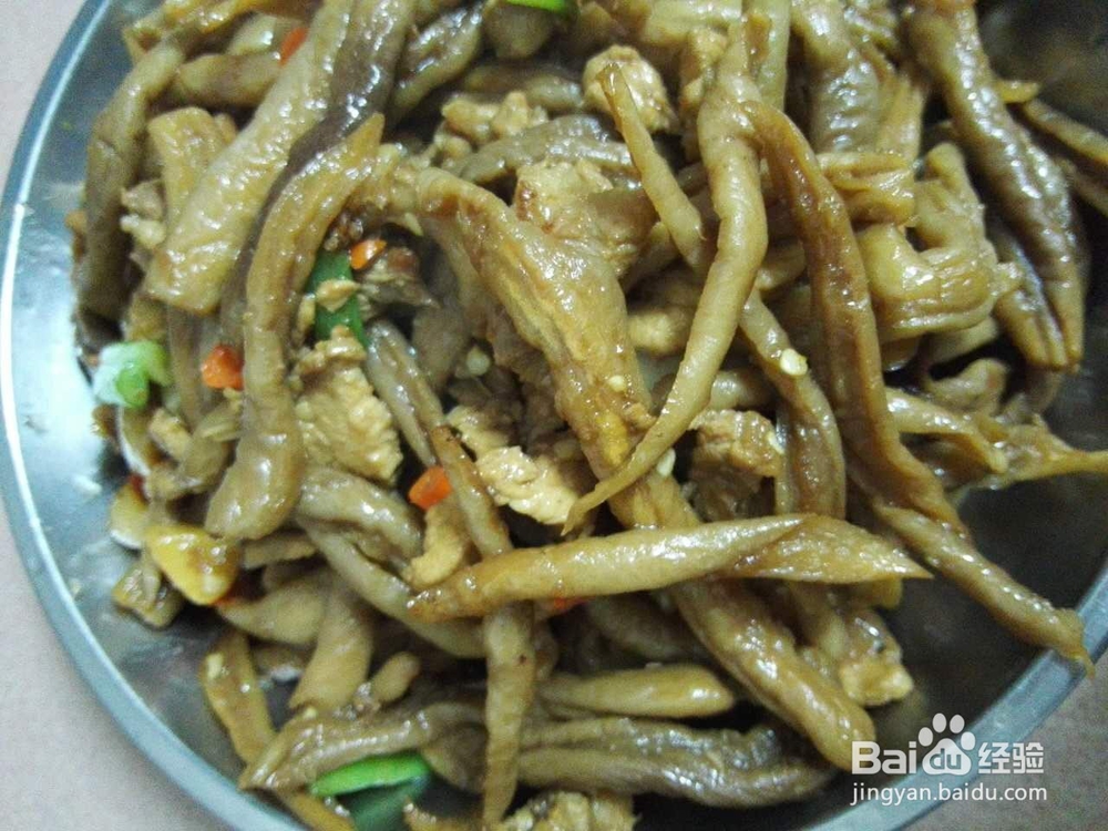 萝卜干炒瘦肉