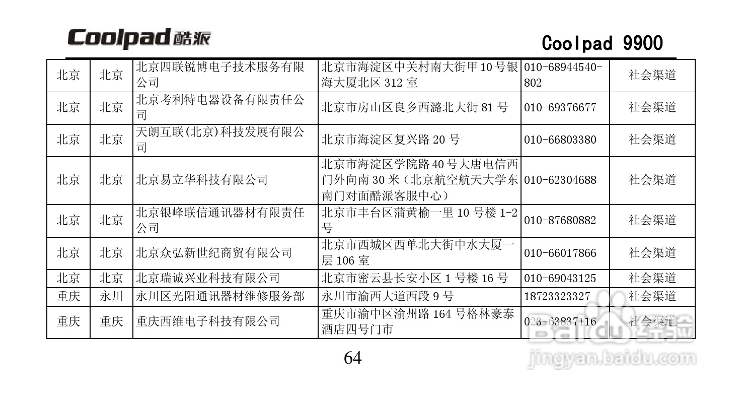 酷派Coolpad 9900手机使用说明书:[8]