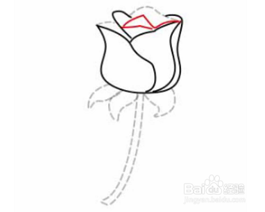 简笔画如何画玫瑰花
