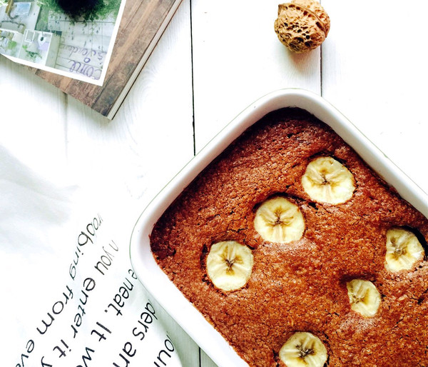 香蕉布朗尼蛋糕