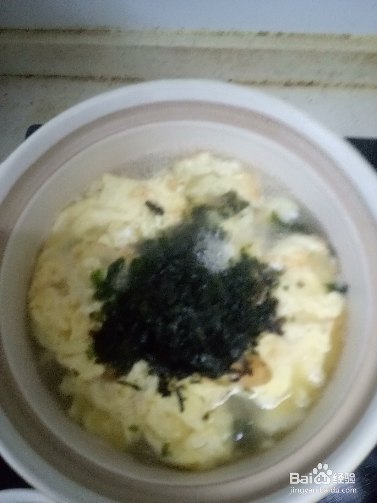 紫菜鸡蛋粉条汤