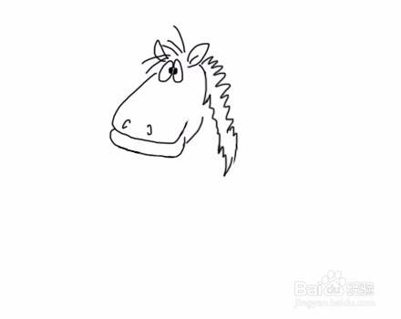 简笔画---如何画马