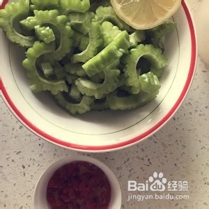 食补佳品爽口苦瓜的做法