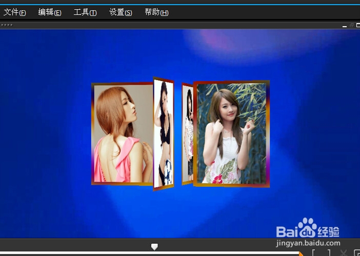 怎样利用会声会影路径制作旋转木马效果（上）