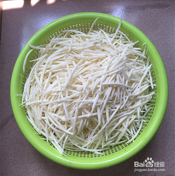 茭白炒牛肉丝的制作方法