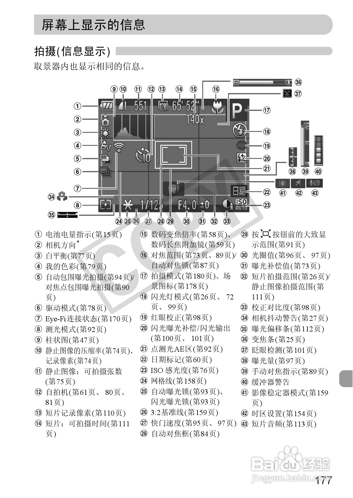 佳能PowerShot SX30 IS数码相机使用说明书:[18]