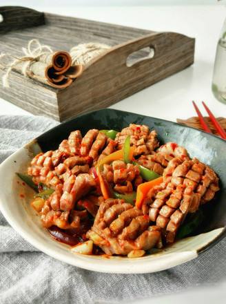 辣炒鸡胗的做法
