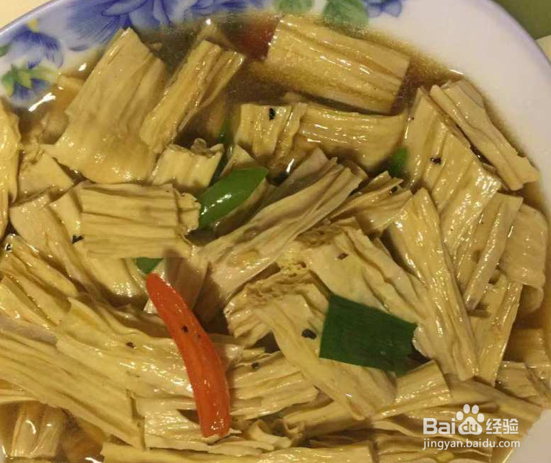 素炒腐竹的做法