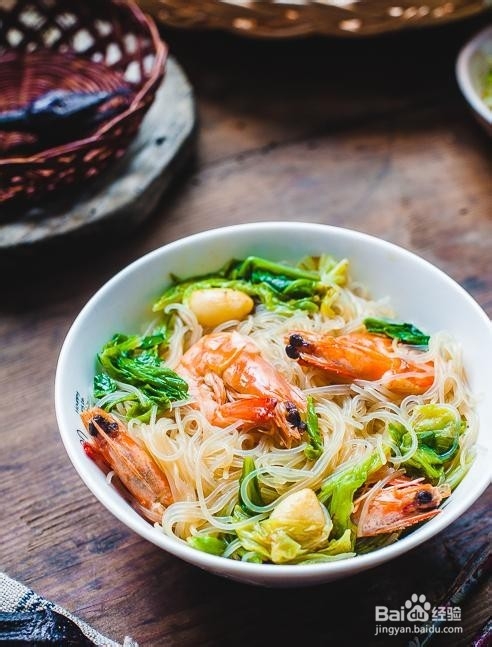 鲜虾白菜粉丝煲如何做