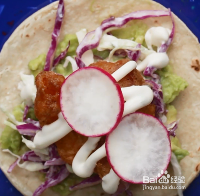 啤酒虾炸玉米饼