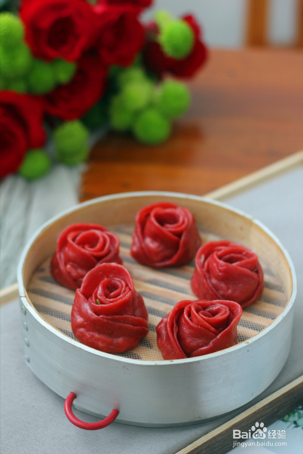 又酥又香的玫瑰蒸饺