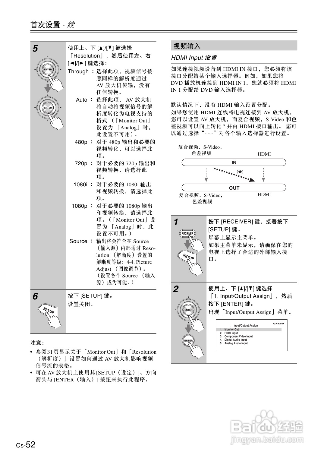 安桥AV放大机TX-SA876型使用说明书:[3]