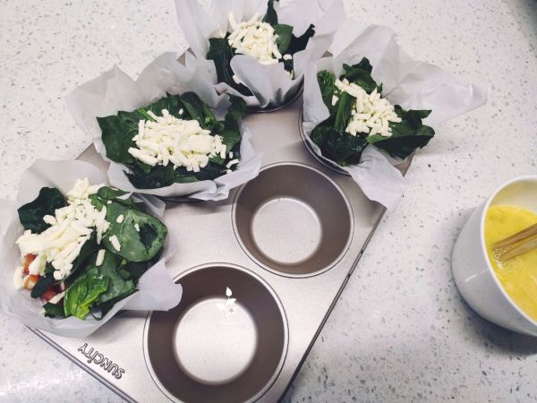 杂蔬芝士鸡蛋杯