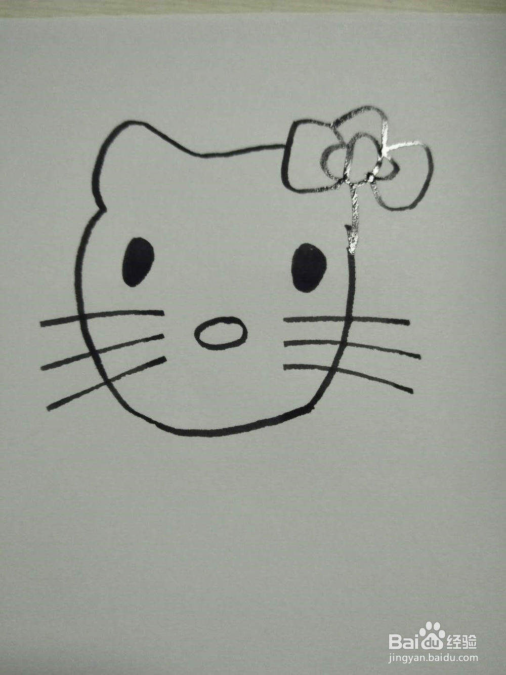 猫的简笔画法1