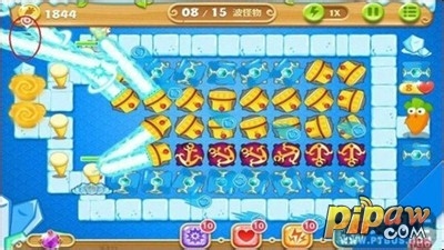 保卫萝卜2第42关宝石金萝卜获得攻略