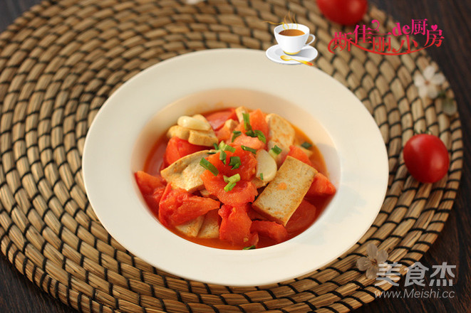 番茄烧豆腐的做法