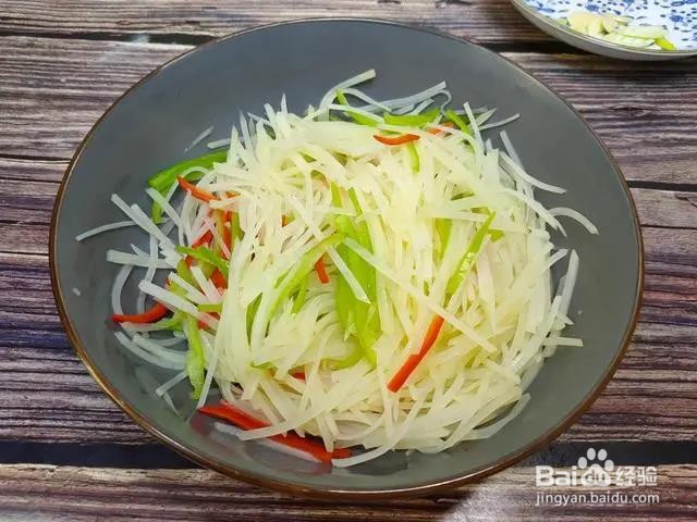 尖椒土豆丝的经典做法
