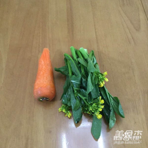 鸡蛋青菜炒面