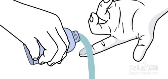 502粘手上怎么办