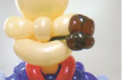 魔法气球造型系列之气球卡通公仔大力水手（下）