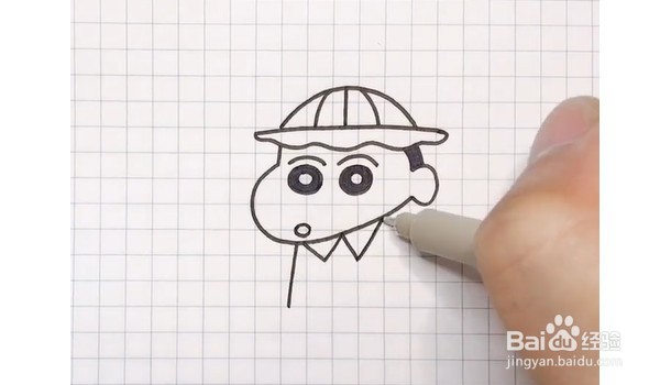 蜡笔小新简笔画怎么画