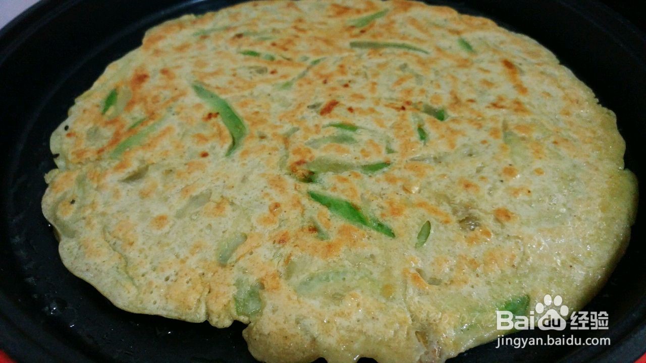 榨菜香葱丝瓜饼