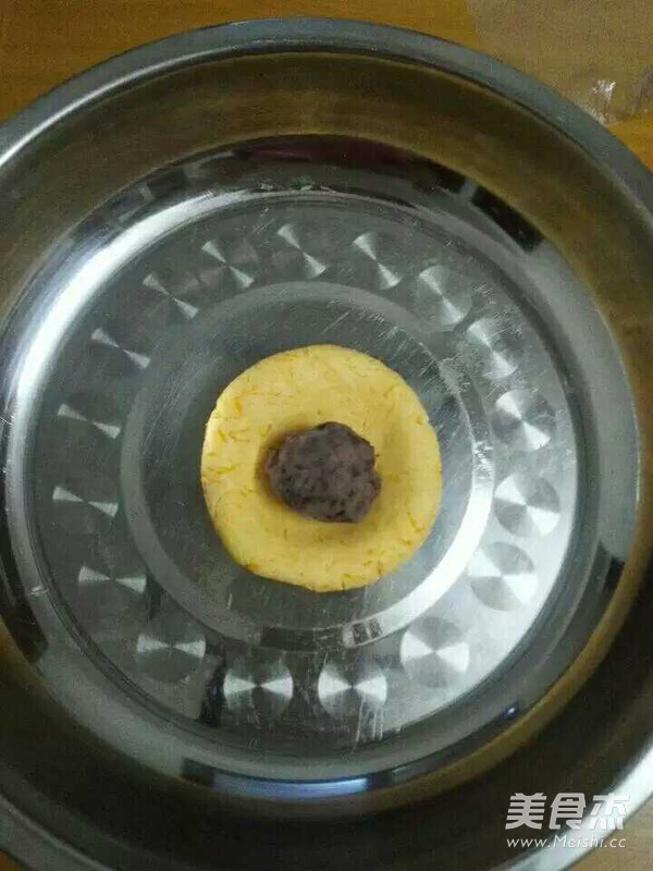 紫薯南瓜芝麻饼