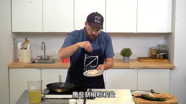 加拿大比目鱼培根卷家常菜