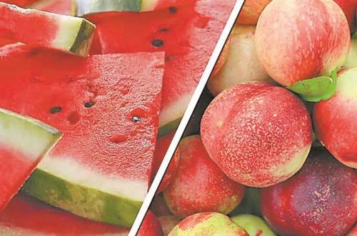 桃子和西瓜不能一起吃吗