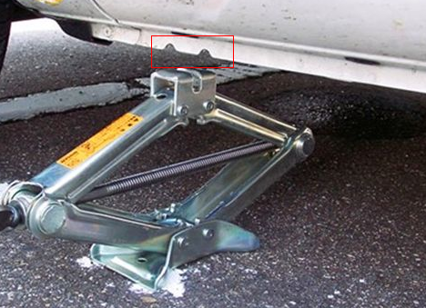 自由侠千斤顶支点在哪