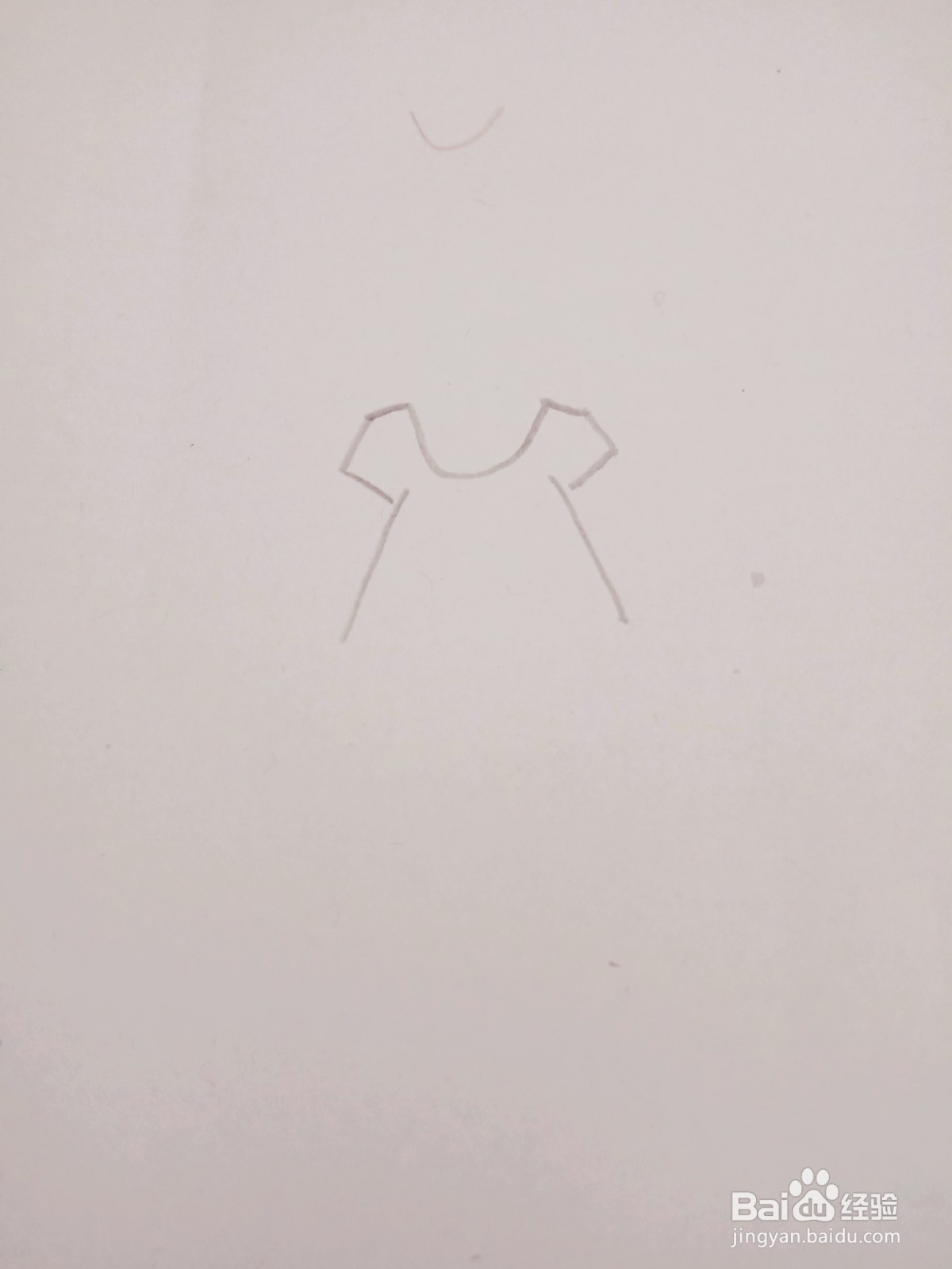 衣服的简笔画之四