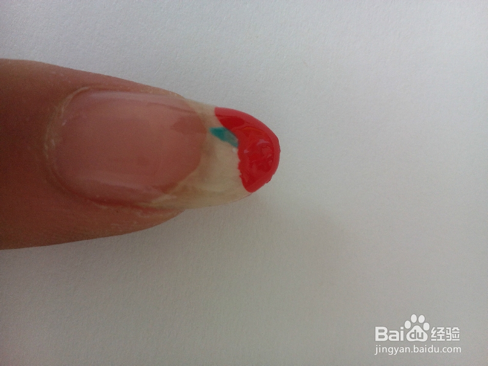 水果盛宴小苹果美甲