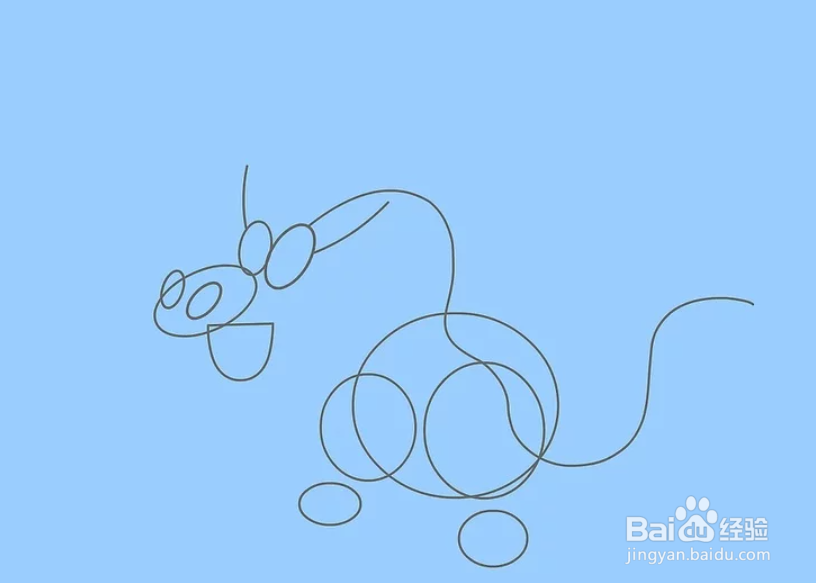 怎么画卡通形象的龙