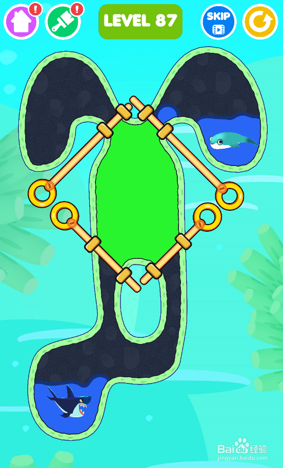 Save The Fish的LEVEL 87如何过关？