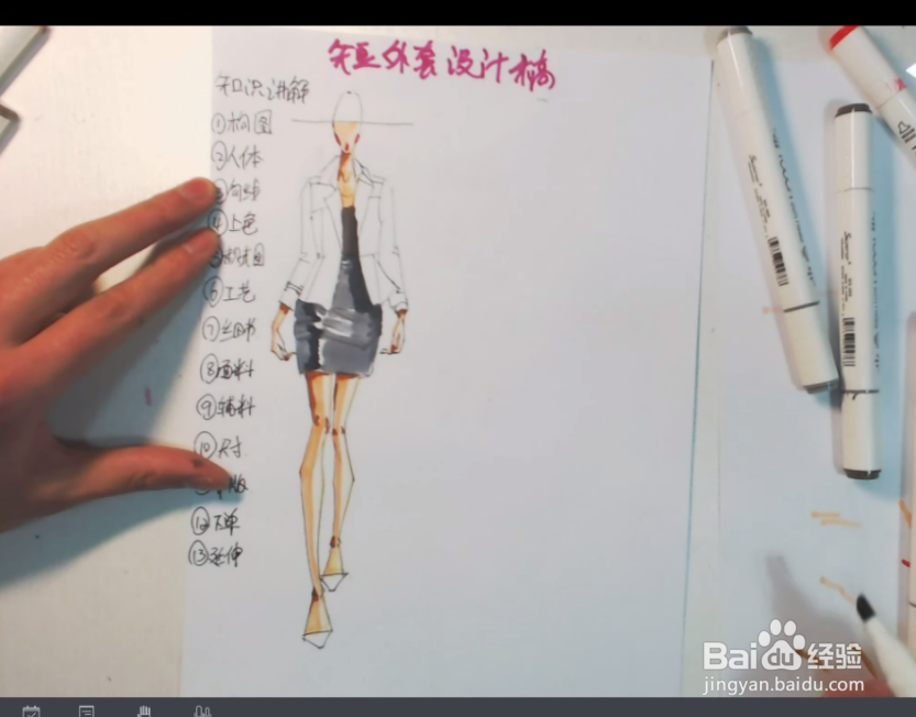 服装设计教程效果图绘制流程