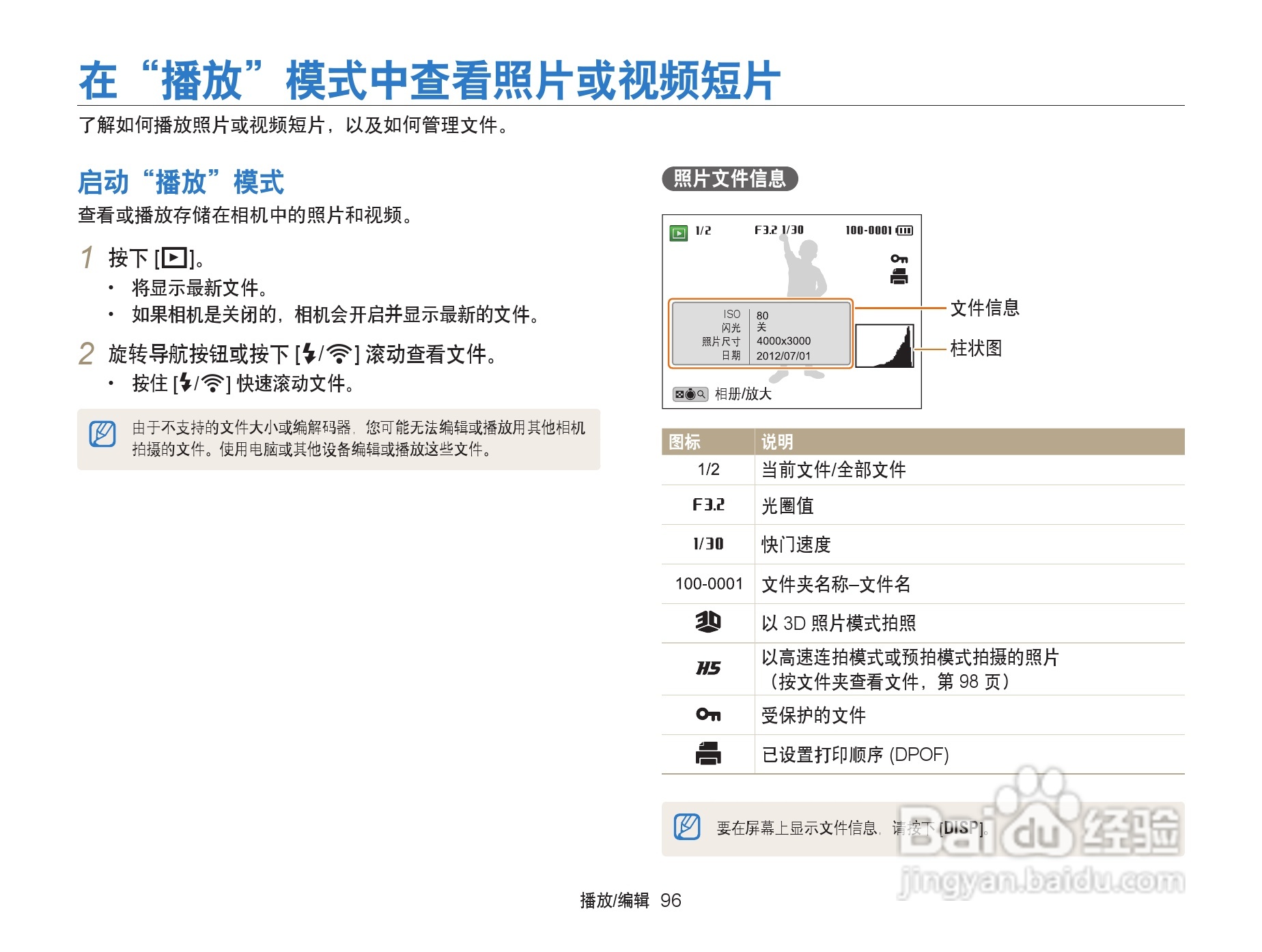 三星EX2F数码相机使用说明书:[10]
