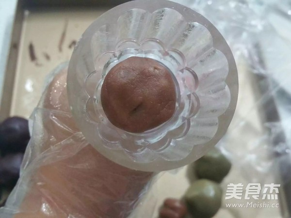 漂亮的冰皮月饼