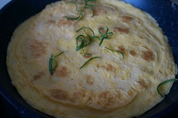 口蘑美式鸡蛋饼佐西班牙火腿