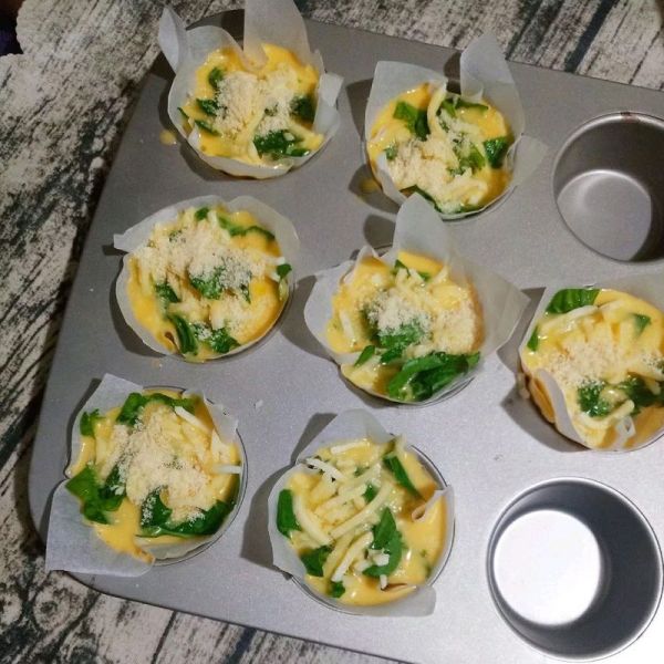 芝士蔬菜鸡蛋杯