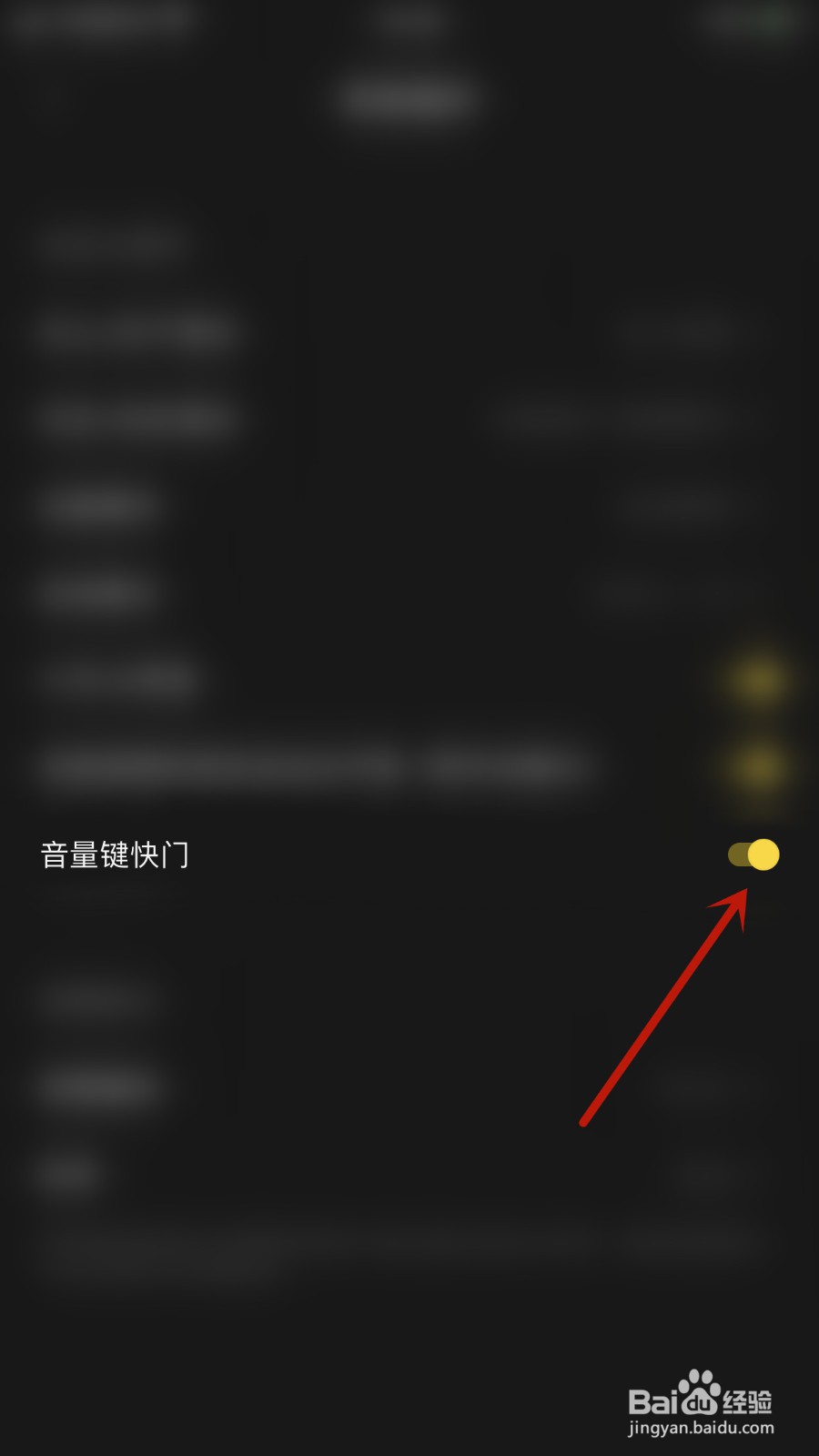 Varlens如何开启音量键快门