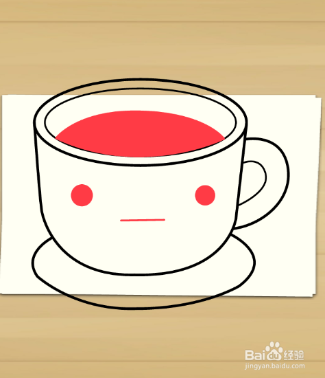 画咖啡杯——加菲的吃货生活