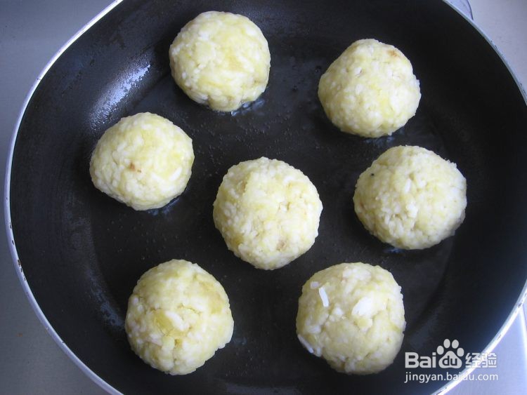 红薯米饭饼的做法