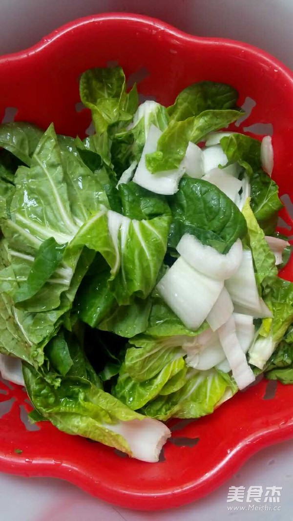 青菜肉汤的做法