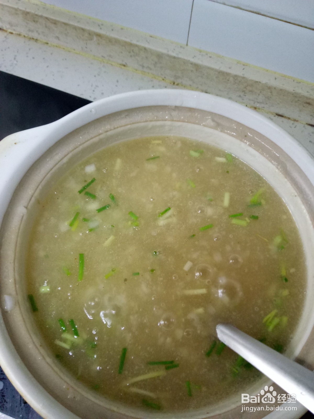 土豆泥葱花咸粥