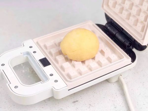 肉松芝士华夫饼