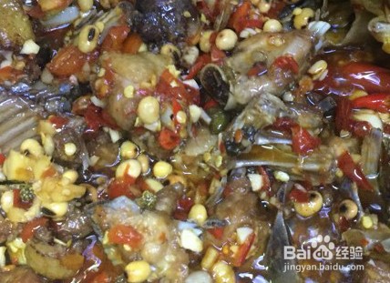 黄豆焖鸭肉的做法