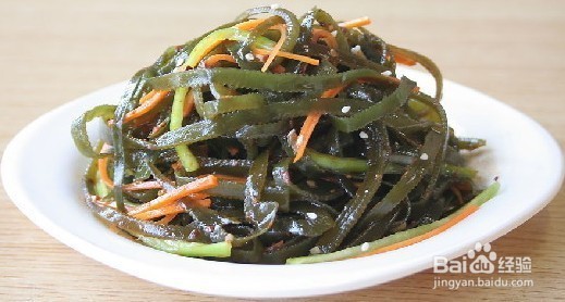 凉拌海带金针菇家庭版做法