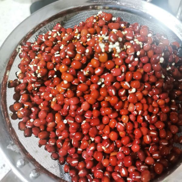 低糖果香红豆藜麦包子