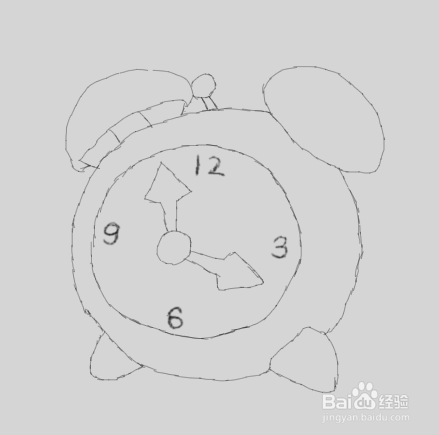 简笔画闹钟是怎么画的